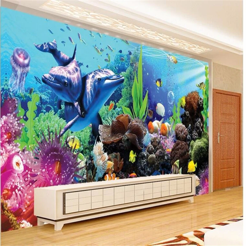 Planted Aquarium Photos - ورق جدران ثلاثي الأبعاد مخصص من