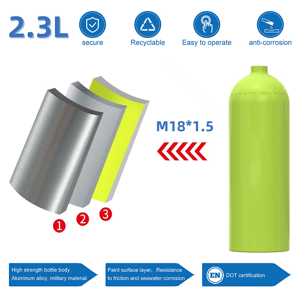 أسطوانة ألومنيوم CO2 سعة 2.3 ل - مراجعة Planted Aquarium Co2 وسعره