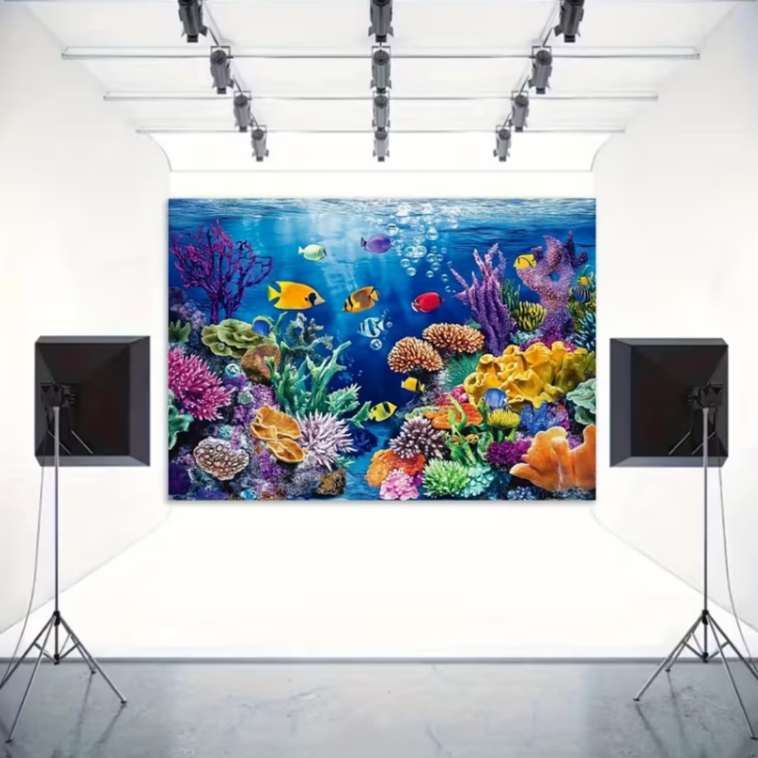 خلفية تصوير بثيم الحياة البحري - مراجعة Planted Aquarium Photos وسعره