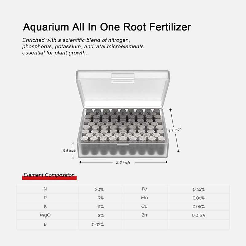 FZONE علامات التبويب الجذر الم - مراجعة Aquarium Plant Root Tabs وسعره